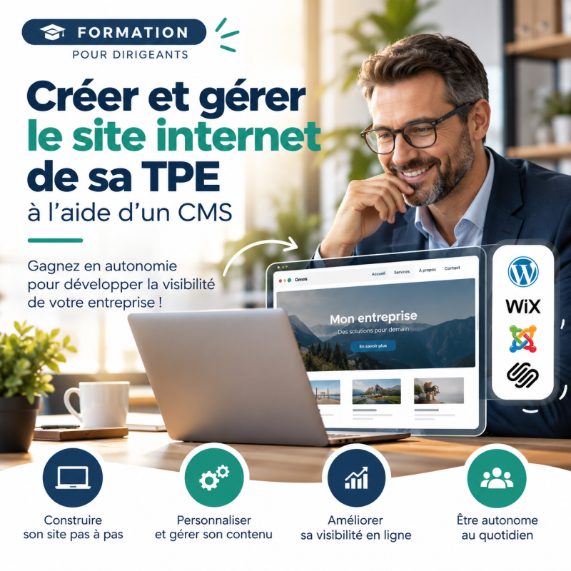 Créer et gérer le site internet de sa TPE à l'aide d'un CMS